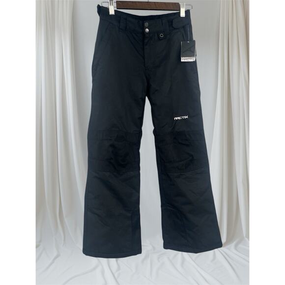 ARCTIX Black Reinforced Insulated Snow Pants Size 5K M 10-12 NWT - Picture 1 of 9